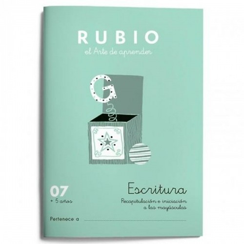 Writing and calligraphy notebook Rubio Nº07 A5 Spanish 20 Sheets (10 Units) image 2