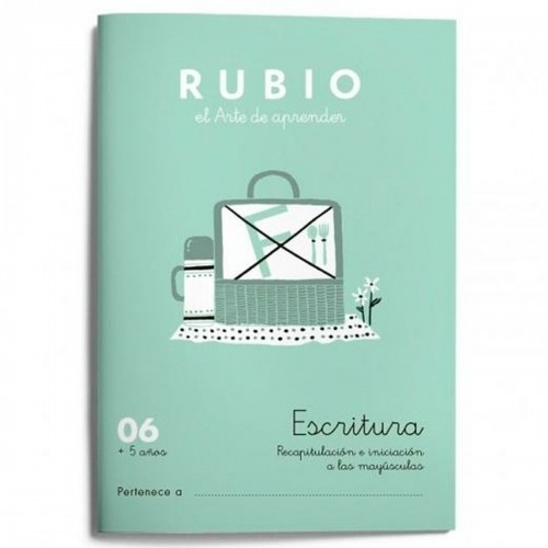 Writing and calligraphy notebook Rubio Nº06 A5 Spanish 20 Sheets (10 Units) image 2