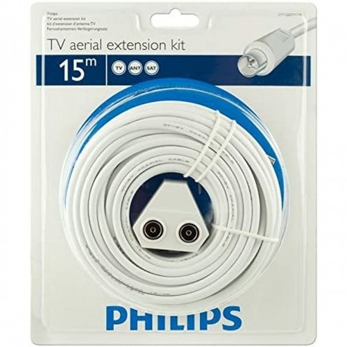 Коаксиальный кабель для ТВ-антенны Philips SWV2209W/10 Медь 15 m image 2