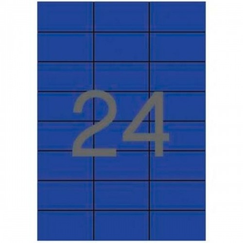 Клеи / Этикетки Apli 70 x 37 mm Синий A4 20 Листья image 2