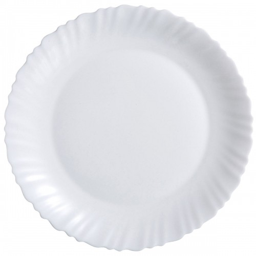 Pasniegšanas Plate Luminarc Feston Balts Stikls (Ø 30 cm) (6 gb.) image 2