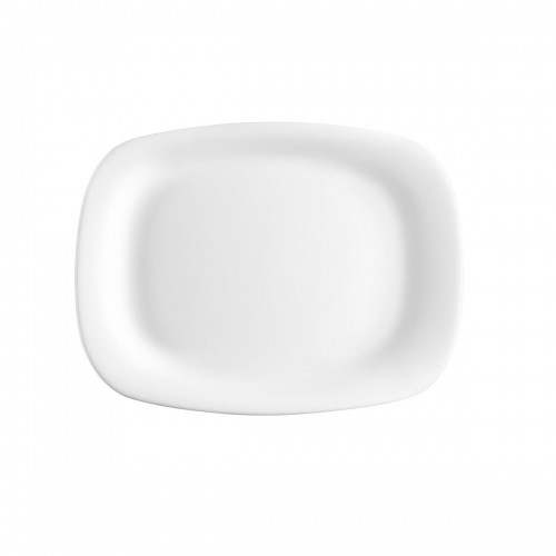 Serving Platter Bormioli Rocco Parma Rectangular White Glass (18 x 21 cm) (24 Units) image 2