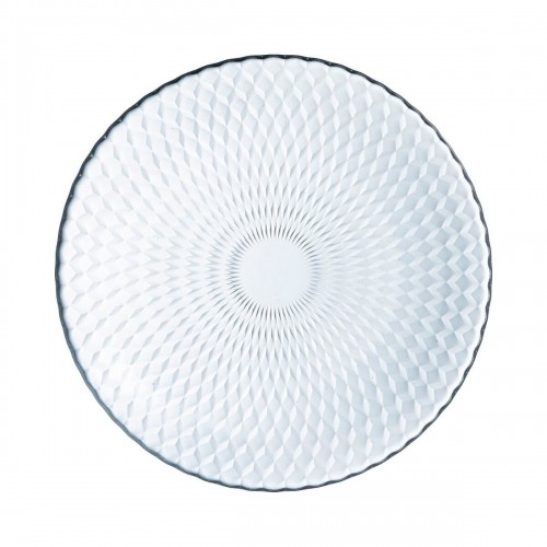 Плоская тарелка Luminarc Pampille Прозрачный Cтекло (25 cm) (24 штук) image 2