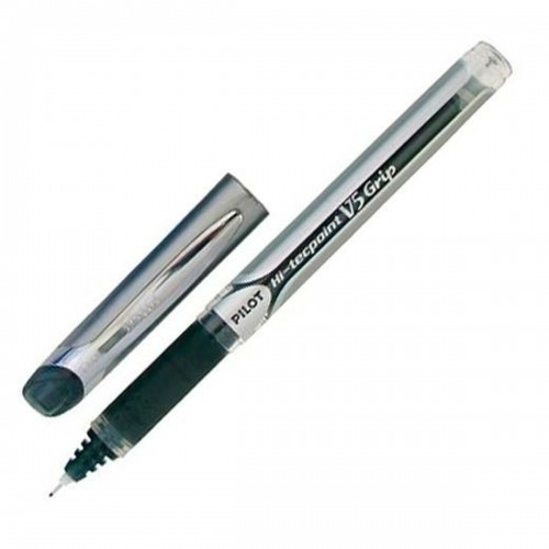 Pildspalva Roller Pilot V5 Grip Melns Чаша 0,3 mm (12 gb.) image 2