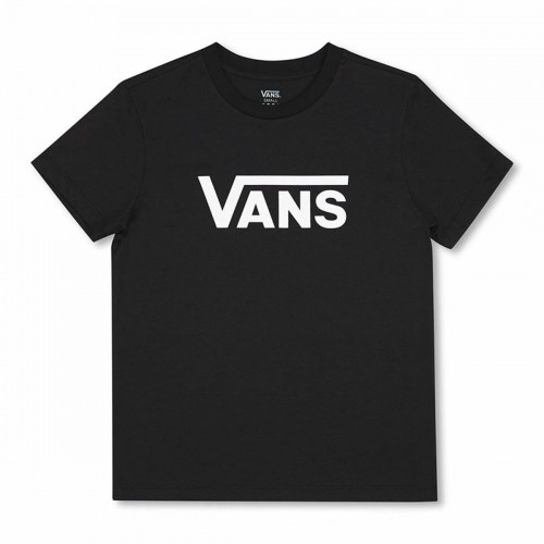 Women’s Short Sleeve T-Shirt Vans Drop V SS Crew-B Black image 2