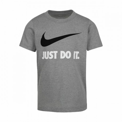 Child's Short Sleeve T-Shirt Nike NKB Swoosh Dark grey image 2