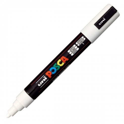 Felt-tip pens POSCA PC-5M White (6 Units) image 2