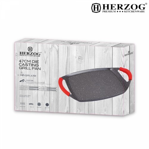 Herzog Stone Baking Plate with Non-Stick Coating 47cm image 2