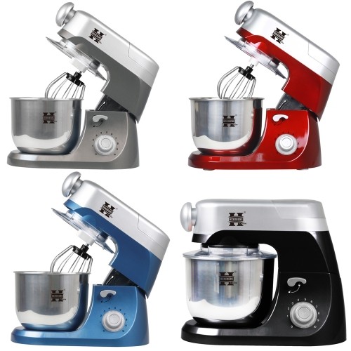 Herzberg Cooking Herzberg HG-5029:3 in 1800W Stand Mixer With Planetary Beating Action Gray image 2