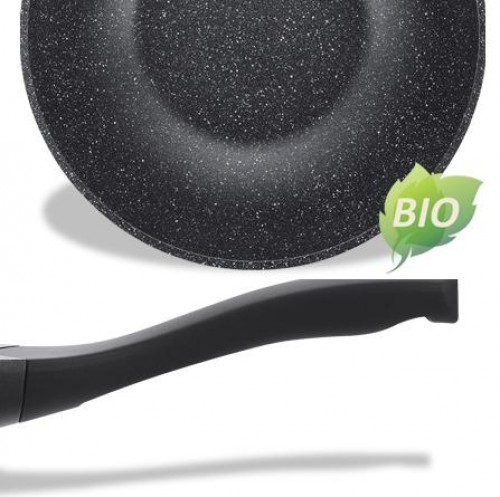 Royalty Line RL-BW30M: Marble Coated Cooking Wok Pan - 30cm image 2