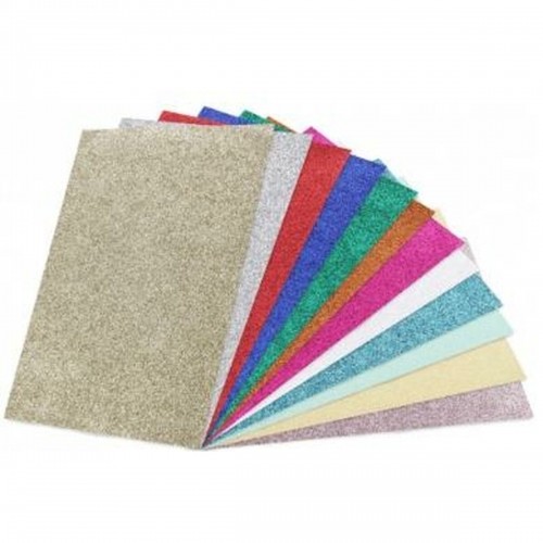 Cards Sadipal Glitter 5 Sheets Pink 50 x 65 cm image 2