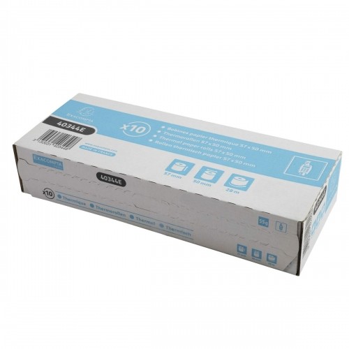 Thermal Paper Roll Exacompta White (10 Units) image 2