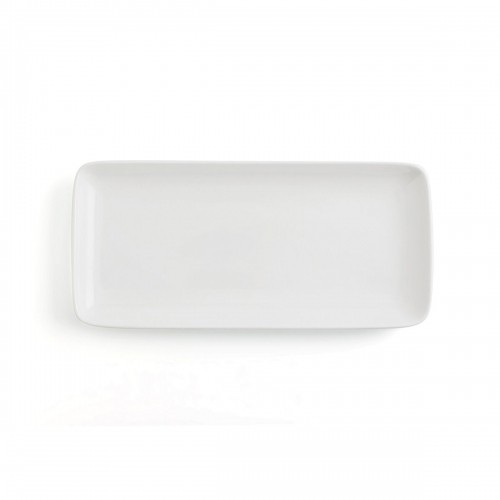 Serving Platter Ariane Vital Coupe Rectangular Ceramic White (36 x 16,5 cm) (6 Units) image 2