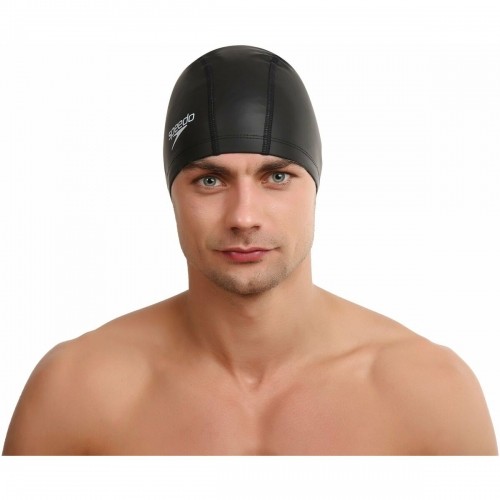 Swimming Cap Speedo  PACE CAP 8-720640001 Black Silicone image 2