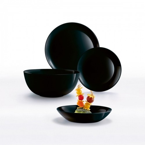 чаша Luminarc Diwali Чёрный Cтекло (14,5 cm) (24 штук) image 2