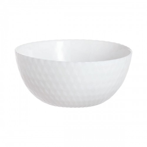 Bowl Luminarc Pampille Blanco White Glass 13 cm (24 Units) image 2