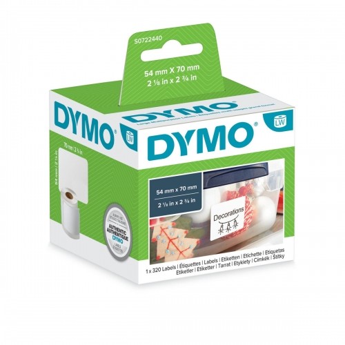 Рулон этикеток Dymo S0722440 54 x 70 mm LabelWriter™ Белый (6 штук) image 2