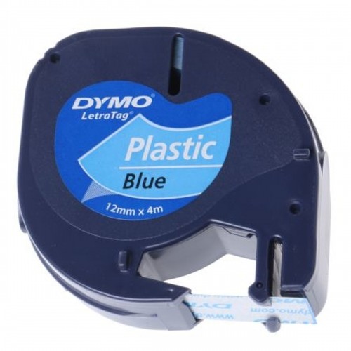 Ламинированная лента для фломастеров Dymo 91205 LetraTag® Чёрный Синий 12 mm (10 штук) image 2