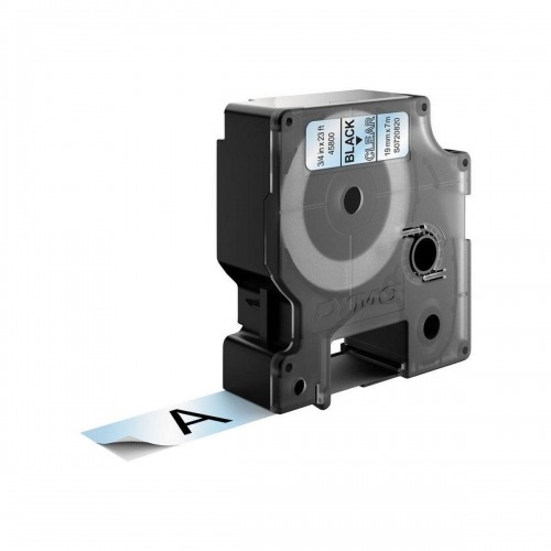 Laminated Tape for Labelling Machines Dymo D1 45800 LabelManager™ Black Transparent (5 Units) image 2