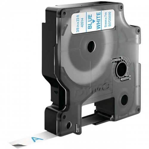 Laminēta lente iekārtu marķēšanai Dymo D1 40914 LabelManager™ Zils Balts 9 mm (5 gb.) image 2