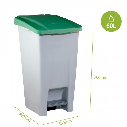 Recycling Waste Bin Denox Green 60 L 38 x 49 x 70 cm image 2