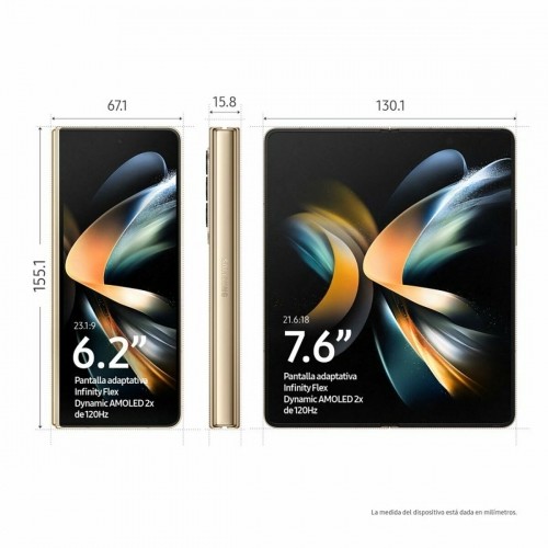 Smartphone Samsung Galaxy Z Fold4 Beige 6,2" image 2