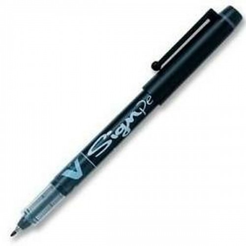 Liquid ink pen Pilot V-Sign Black 0,6 mm (12 Units) image 2