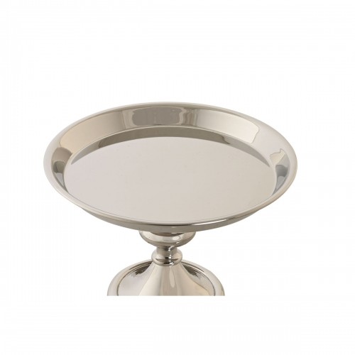 Декор для центра стола DKD Home Decor Стеклянный Серебристый Алюминий (19 x 19 x 22 cm) image 2