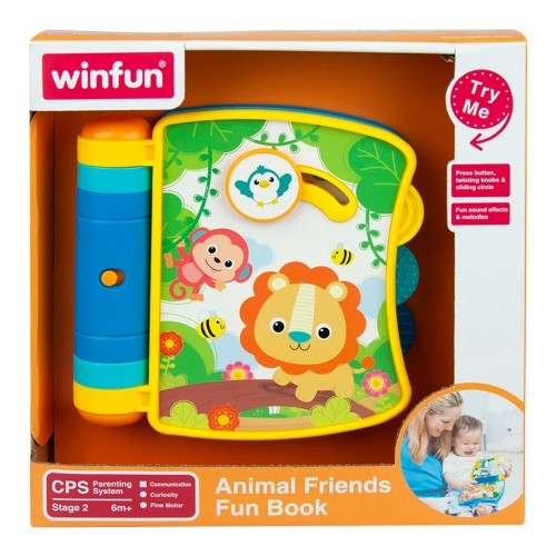 Winfun Attīstošā interaktīva gramatiņa Mani draugi dzīvnieki 6m+ CB46314 image 2