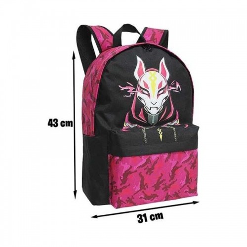Школьный рюкзак Fortnite Max Drift Чёрный Фуксия (31 x 43 x 13 cm) image 2
