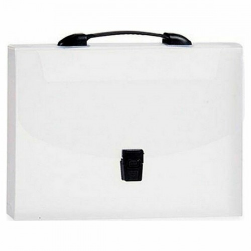 Document Holder Briefcase Black Transparent A4 (25 x 3 x 33 cm) (12 Units) image 2
