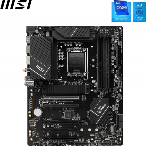 MSI PRO B760-P WIFI DDR4, motherboard - 1700 image 2