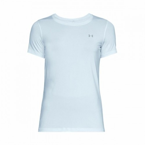 Women’s Short Sleeve T-Shirt Under Armour HeatGear Light Blue image 2