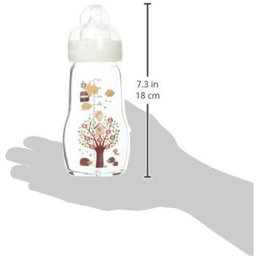 Mazuļa pudele MAM Stikls Bēšs (260 ml) image 2