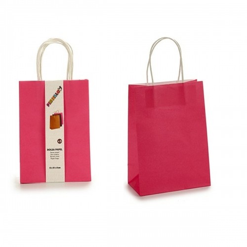 Set of Bags Pink Paper 8 x 31 x 15 cm (12 Units) image 2