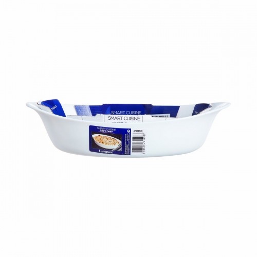 Поднос Luminarc Smart Cuisine Овальный Белый Cтекло 21 x 13 cm (6 штук) image 2
