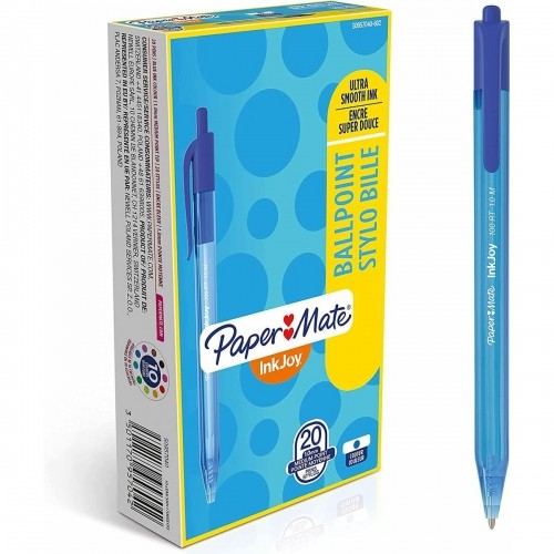 Pildspalva Paper Mate Inkjoy 20 Daudzums Zils 1 mm (36 Vienības) image 2