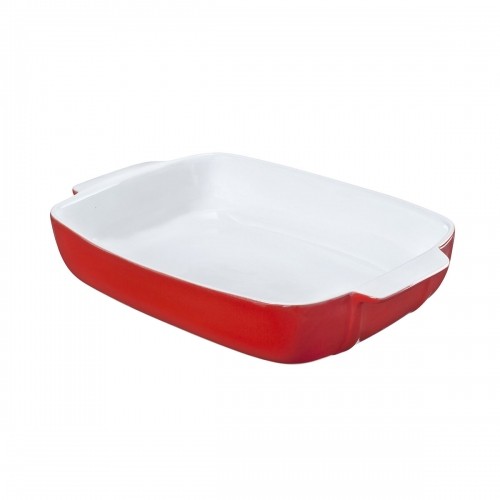 Oven Dish Pyrex Signature White Red Ceramic Rectangular 29 x 19 x 7 cm (6 Units) image 2