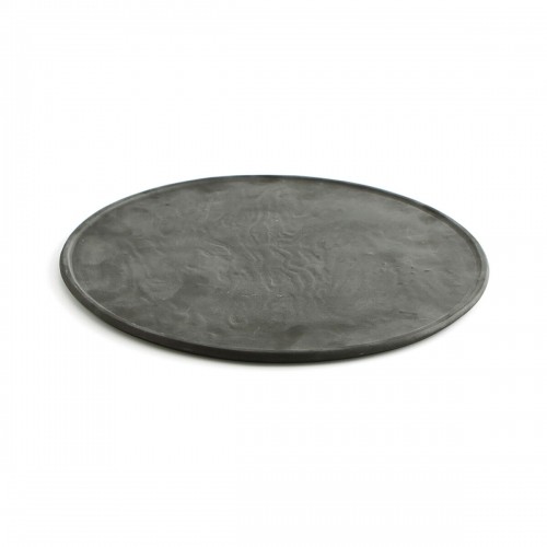 Мелкая тарелка Quid Mineral Gres Керамика Чёрный Ø 33 cm (6 штук) image 2