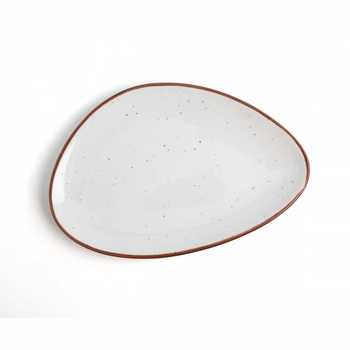 Плоская тарелка Ariane Terra Керамика Бежевый Ø 21 cm (12 штук) image 2