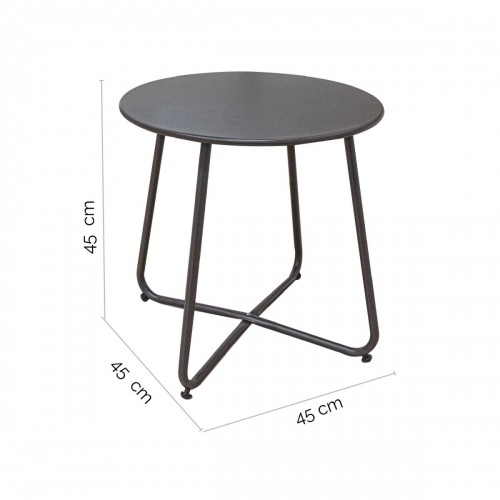 Bigbuy Home Вспомогательный стол Luna Сталь Графитовый 45 x 45 cm image 2