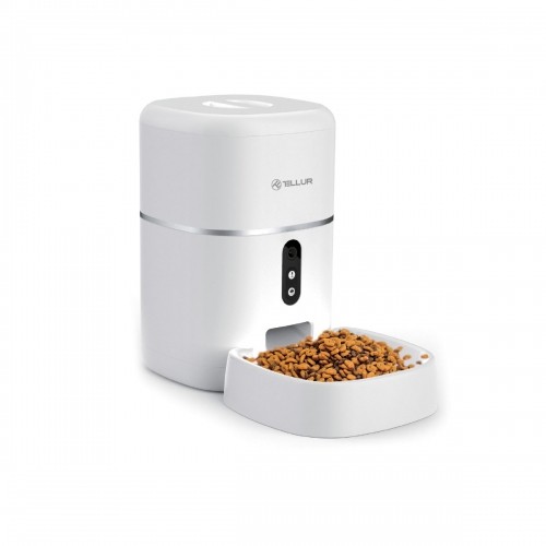 Tellur Smart WiFi Pet Feeder, UltraHD Camera, 4L white image 2