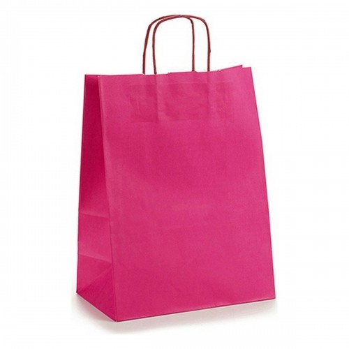 Paper Bag 24 x 12 x 40 cm Pink (25 Units) image 2