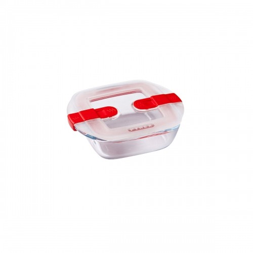 Герметичная коробочка для завтрака Pyrex Cook & Heat 15 x 12 x 4 cm 350 ml Прозрачный Cтекло (6 штук) image 2