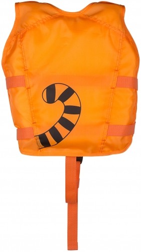 Swimming vest for children WAIMEA 52ZB ORA 3-6 years 18-30 kg Orange/Black/White image 2