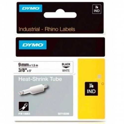 Laminated Tape for Labelling Machines Dymo Rhino ID1-9 1,5 m 9 mm (5 Units) image 2