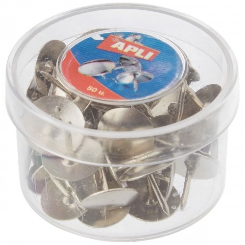 Кнопки Apli Серебристый никель (16 штук) image 2