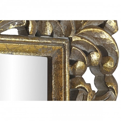 Sienas spogulis DKD Home Decor 60 x 3,5 x 180 cm Stikls Bronza Mango koks image 2