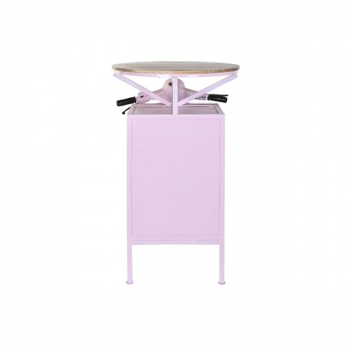 Side table DKD Home Decor Light Pink Iron Mango wood 116 x 72 x 110 cm image 2