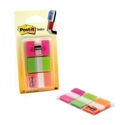 Set of Sticky Notes Post-it Index Multicolour 25 x 38 mm (6 Units) image 2